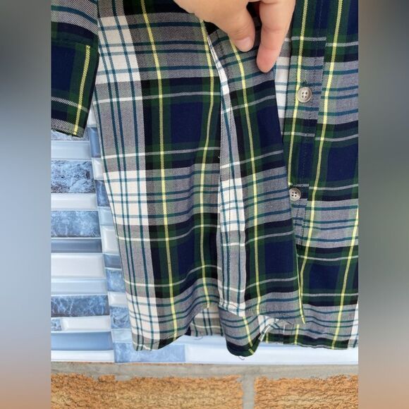 Marine Layer The Dahlia plaid button down dress small - Picture 10 of 17